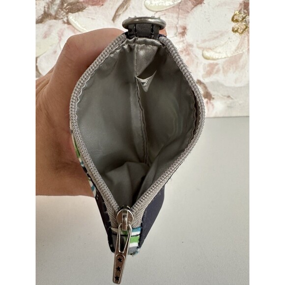 Ju Ju Be  navy blue, gray green  geometric pattern  Coin Purse - Picture 8 of 9